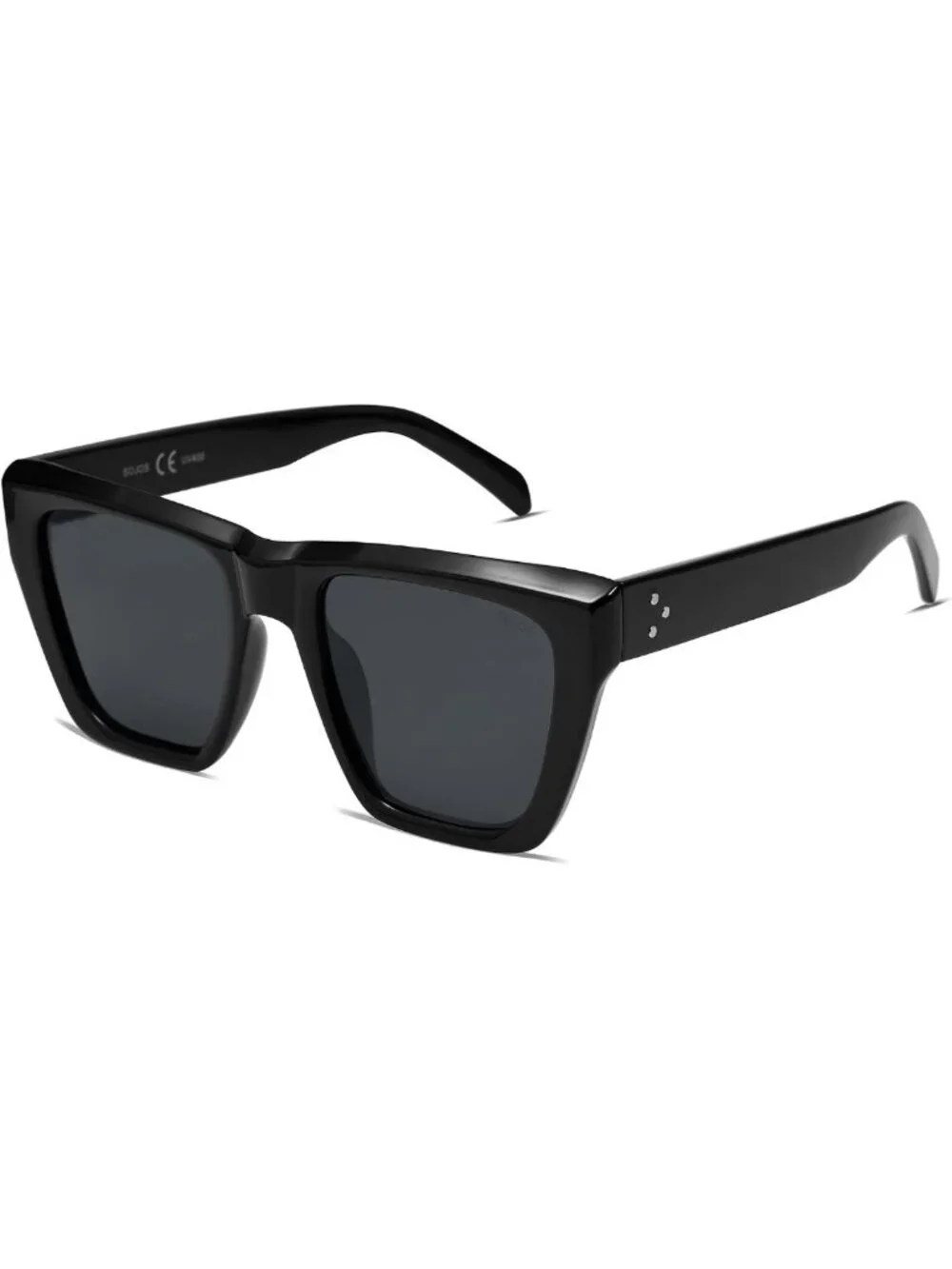 Trendy Oversized Square Cat Eye Polarized Sunglasses for Women - Fashionable